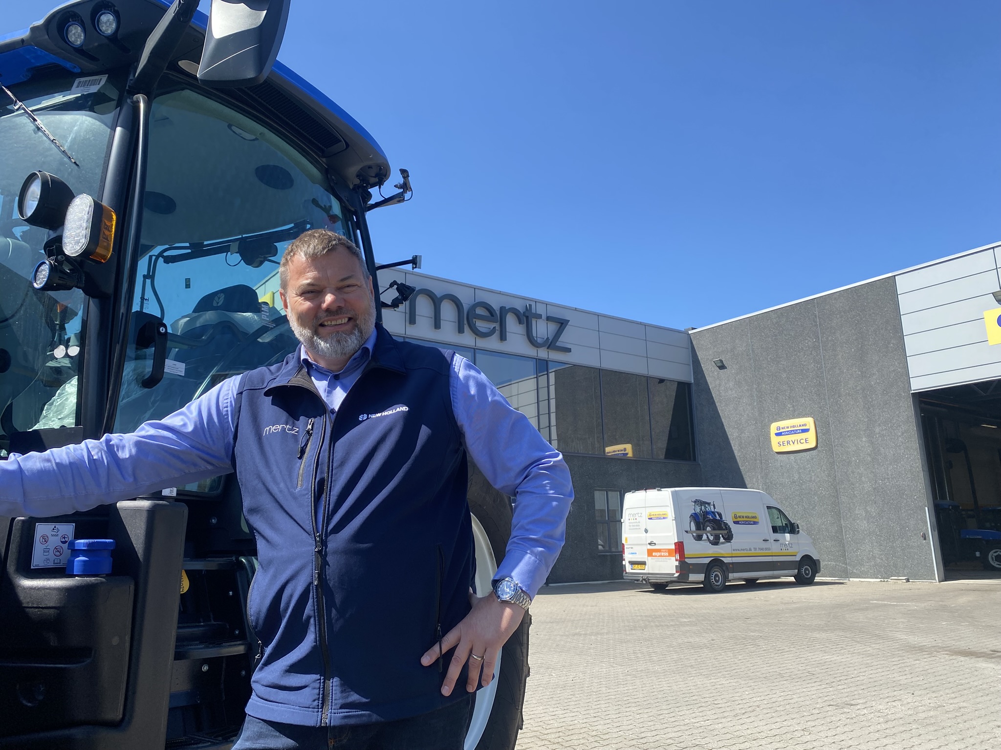Moderne teknologi er landbrugets grønne speeder, der via kirurgisk præcision mindsker kemiforbruget og skåner naturen – ifølge Christian Holst, Mertz. Foto: Mertz.